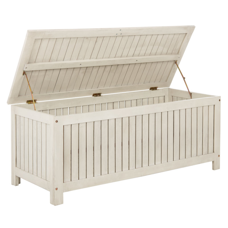 Safavieh Abri Water Resistant Eucalyptus Solid Wood Deck Box & Reviews